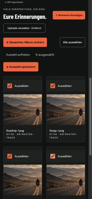 05 / DIE TOUR ENDET. DIE STORY BLEIBT. – Originalansicht mit Demo-Daten